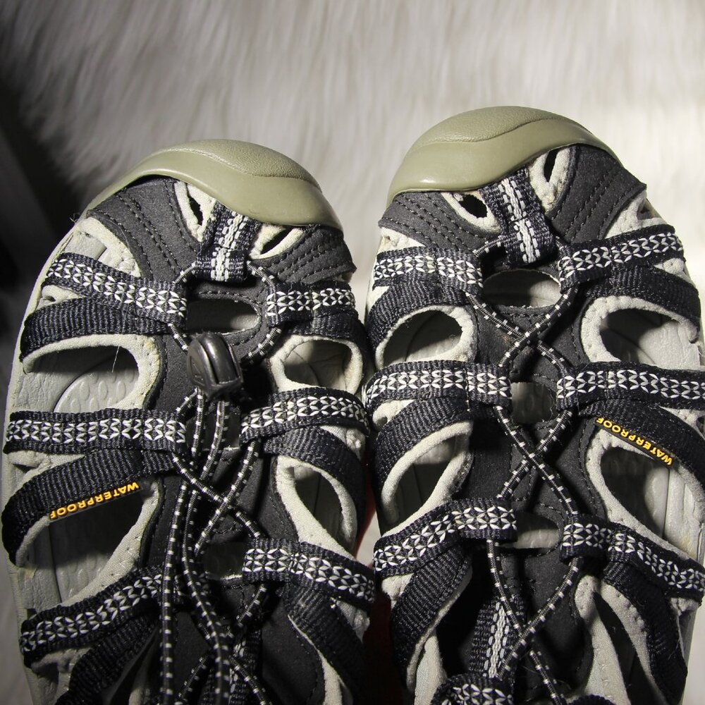 KEEN Women’s Waterproof Sandals Black Gray Size 7.5 Closed Toe Shoes 1008448 - Picture 14 of 14